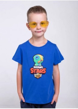 Vidoli футболка Бравл старс для мальчика синяя 20372